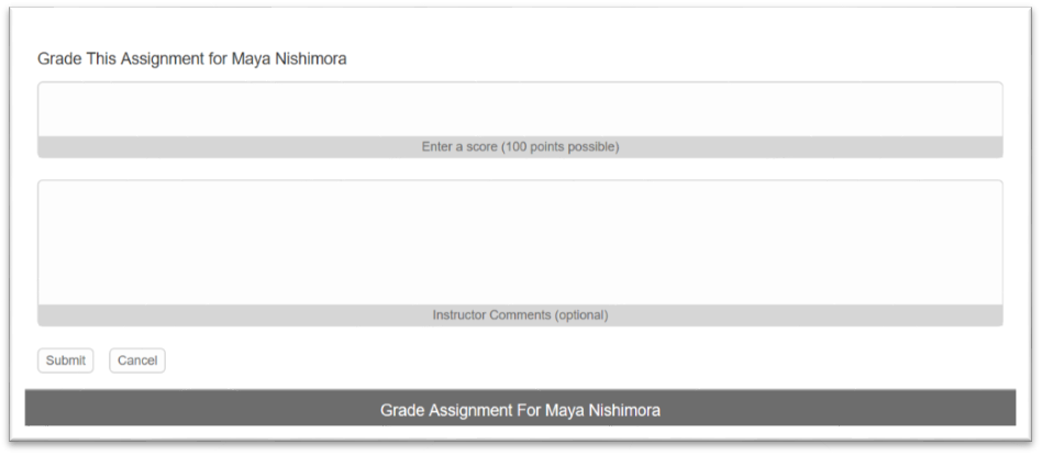 Select Studetn For Grade